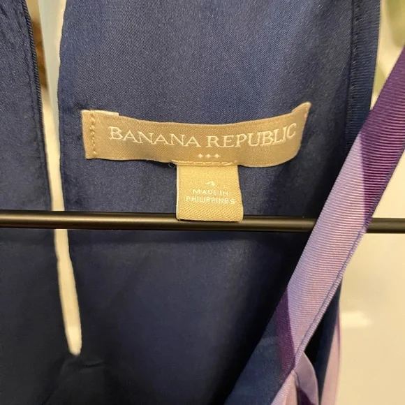 Banana Republic Abstract Retro Print Sleeveless Dress 4 S - Picture 9 of 10